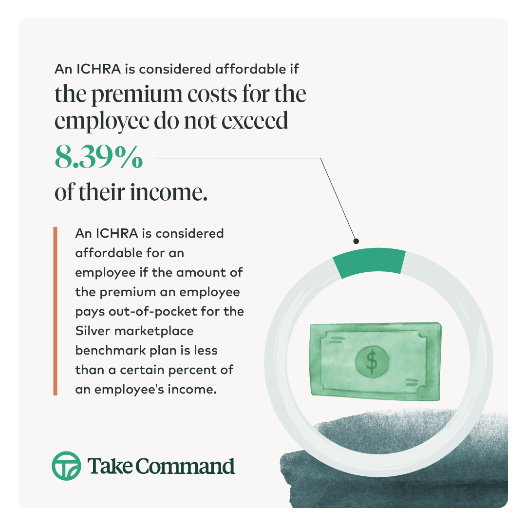 HRA account rules and ICHRA affordability